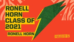 Ronell Horn class of 2021