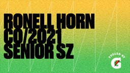 Ronell Horn Co/2021 Senior Sz 