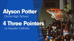 4 Three Pointers vs Hayden Catholic 