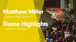 Game Highlights vs South Harrison 