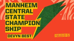 Devyn Best's highlights Manheim Central State Championship 