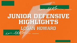 Junior defensive highlights