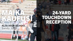 24-yard Touchdown Reception vs Lehi 