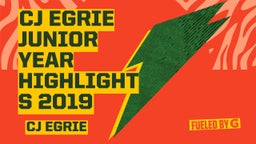 CJ Egrie Junior year highlights 2019
