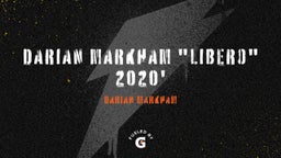 Darian Markham "Libero" 2020'