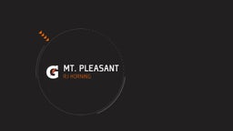 RJ Horning's highlights Mt. Pleasant 