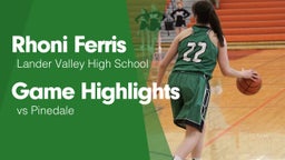 Game Highlights vs Pinedale