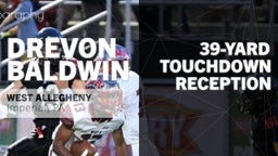 39-yard Touchdown Reception vs Baldwin 