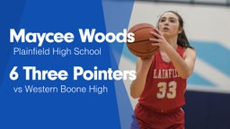 6 Three Pointers vs Western Boone High
