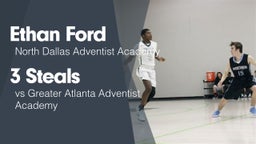 3 Steals vs Greater Atlanta Adventist Academy