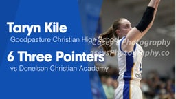 6 Three Pointers vs Donelson Christian Academy 