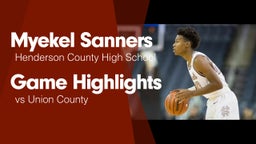 Game Highlights vs Union County 