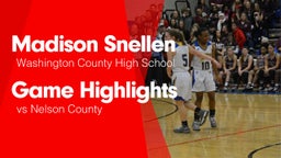Game Highlights vs Nelson County 