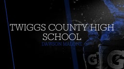 Dawson Malone's highlights Twiggs County High School