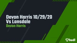 Devon Harris 10/29/20 Vs Lansdale