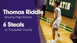 6 Steals vs Trousdale County 