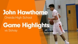 Game Highlights vs Solvay 