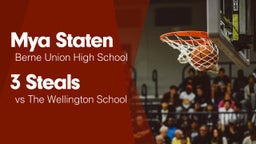 3 Steals vs The Wellington School
