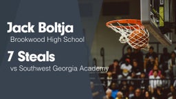 7 Steals vs Southwest Georgia Academy 