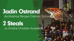 2 Steals vs Omaha Christian Academy