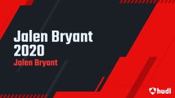 Jalen Bryant 2020