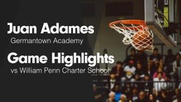 Game Highlights vs William Penn Charter School