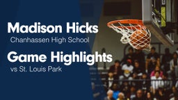 Game Highlights vs St. Louis Park 