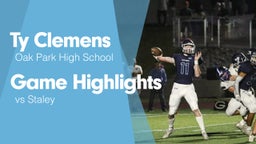 Game Highlights vs Staley 