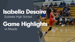 Game Highlights vs Meade 