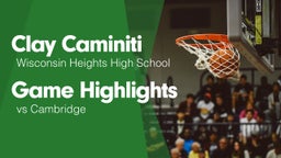 Game Highlights vs Cambridge 