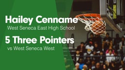 5 Three Pointers vs West Seneca West 