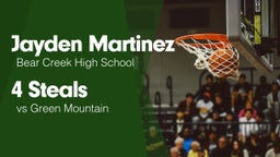 4 Steals vs Green Mountain 