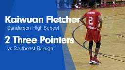 2 Three Pointers vs Southeast Raleigh