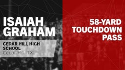 58-yard Touchdown Pass vs Waxahachie 