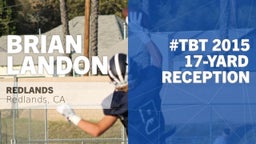 #TBT 2015: 17-yard Reception vs Cajon 