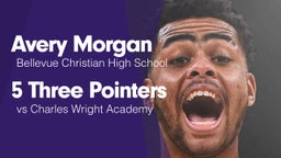 5 Three Pointers vs Charles Wright Academy 
