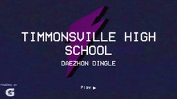 Daezhon Dingle's highlights Timmonsville High School