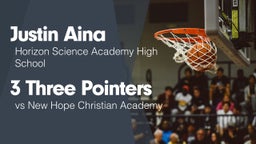 3 Three Pointers vs New Hope Christian Academy