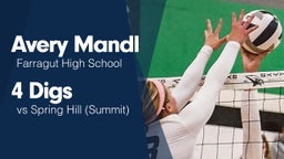 4 Digs vs Spring Hill (Summit)