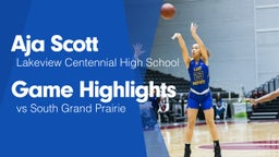 Game Highlights vs South Grand Prairie 