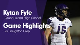 Game Highlights vs Creighton Prep