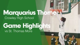Game Highlights vs St. Thomas More 