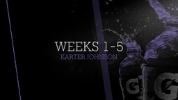 weeks 1-5