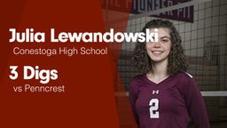 3 Digs vs Penncrest 