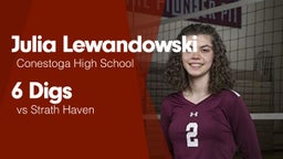 6 Digs vs Strath Haven 
