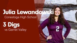 3 Digs vs Garnet Valley 