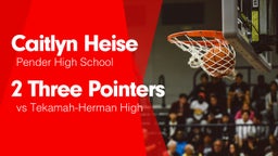 2 Three Pointers vs Tekamah-Herman High