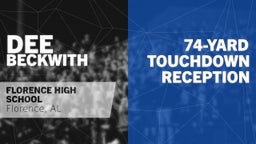 74-yard Touchdown Reception vs Buckhorn 