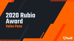 2020 Rubio Award