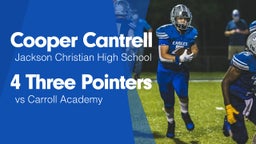 4 Three Pointers vs Carroll Academy